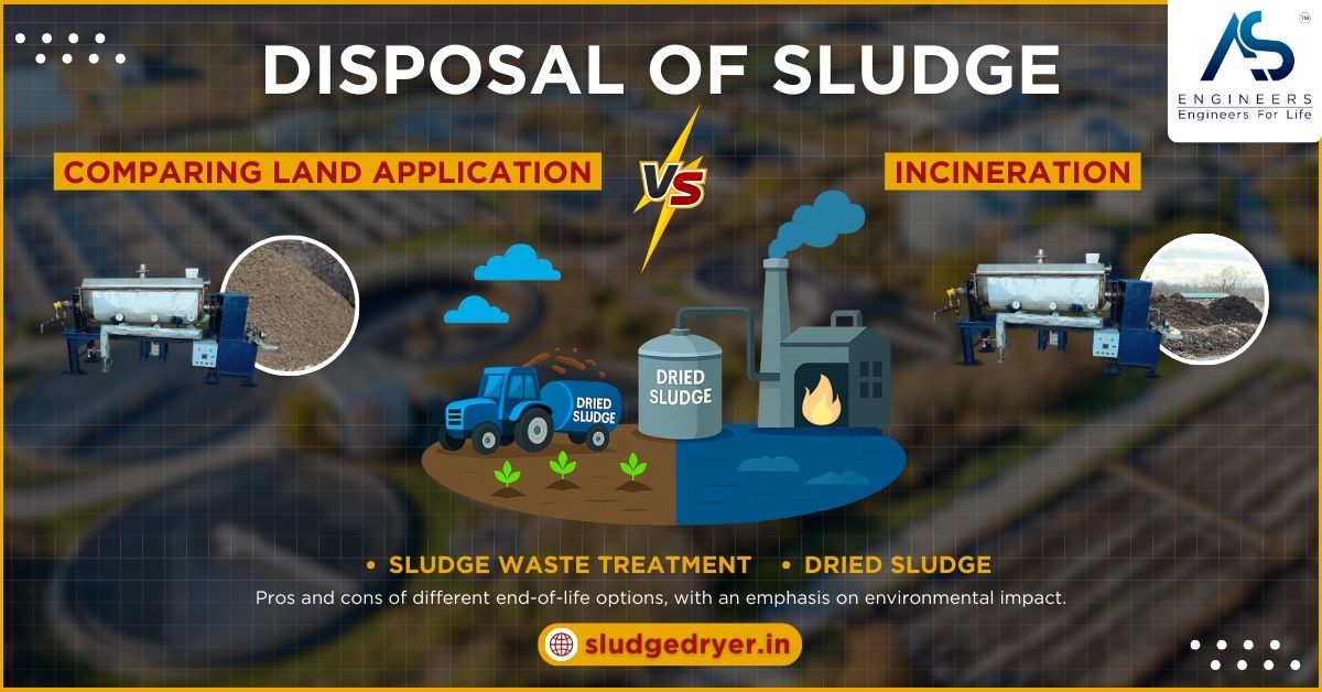 Disposal of Sludge: Land Application vs. Incineration