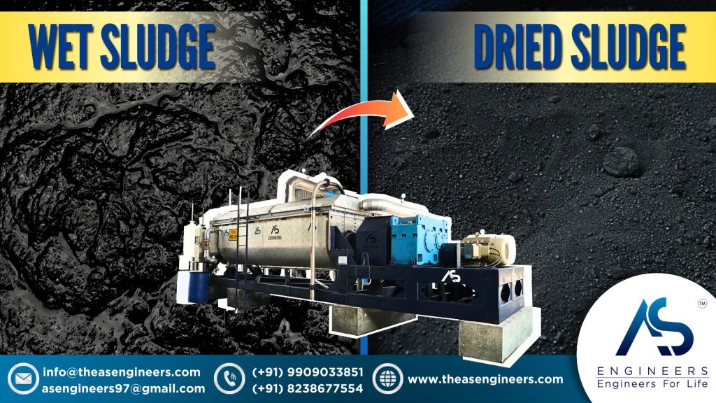convert wet to dry sludge 