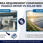 Paddle Dryer vs Solar Bed Area Requirement for Sludge Drying - AS Engineers